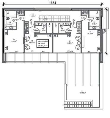 Obergeschoss Villa 1