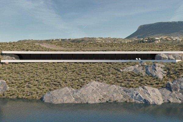 Greece Crete Plaka Luxury Villa House Under Constr