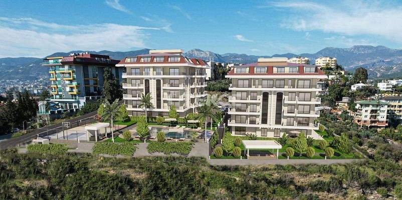 Apartments 700 m from the Sea in Alanya Kestel