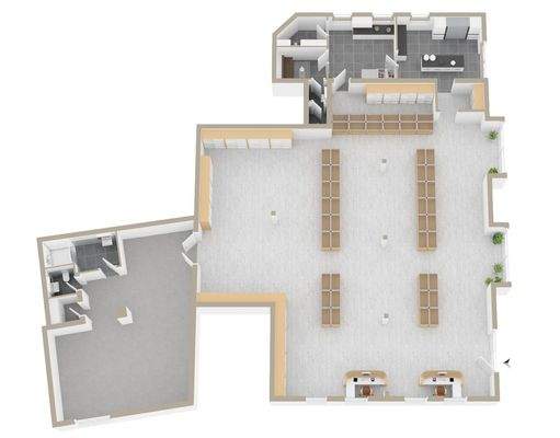 Grundriss der Gesamtfläche