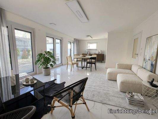 Wohnen-Essen - Einrichtungsbeispiel