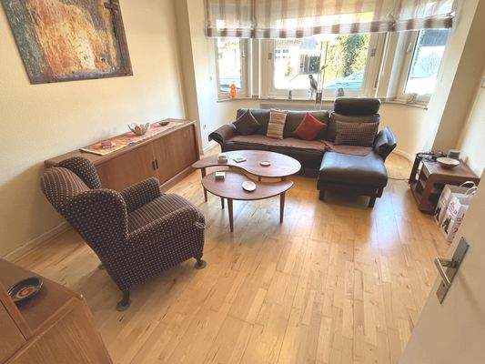 Das Wohnzimmer im Erdgeschoss