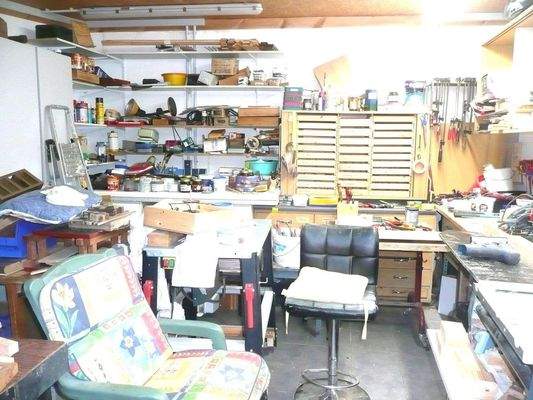 kleine separate Hauswerkstatt