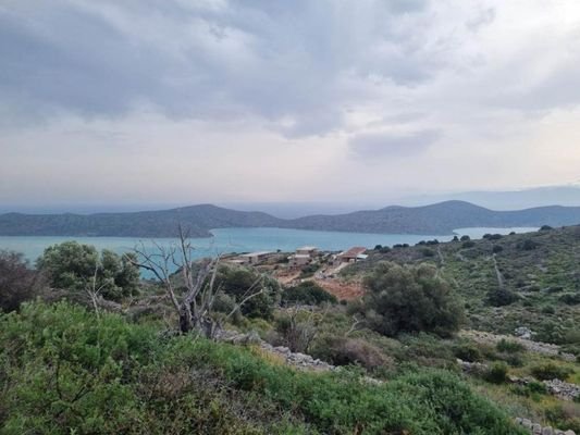 Kreta - Meerblick-Baugrundstück bei Elounda zu verkaufen