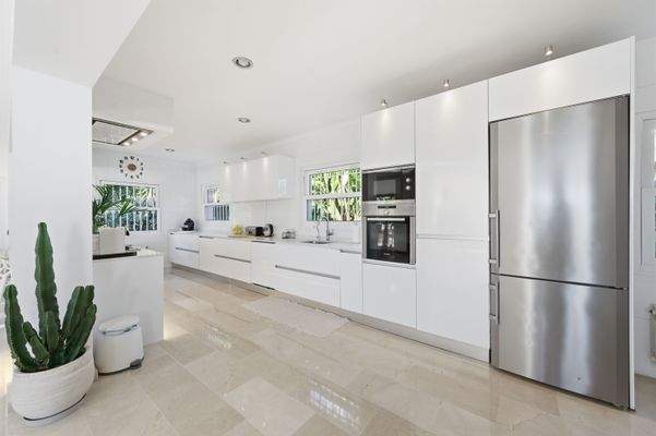 Kitchen in villa in Costa d'en Blanes