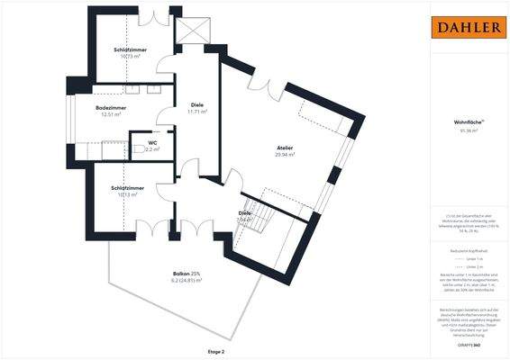 Grundriss Obergeschoss