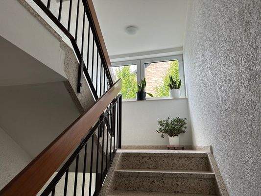 sauberes Treppenhaus