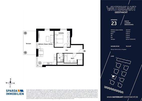 Grundriss Wohnung 23