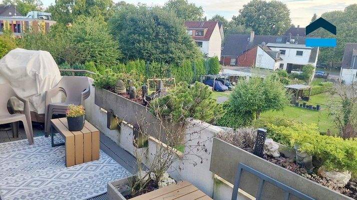 ... mit großem Balkon