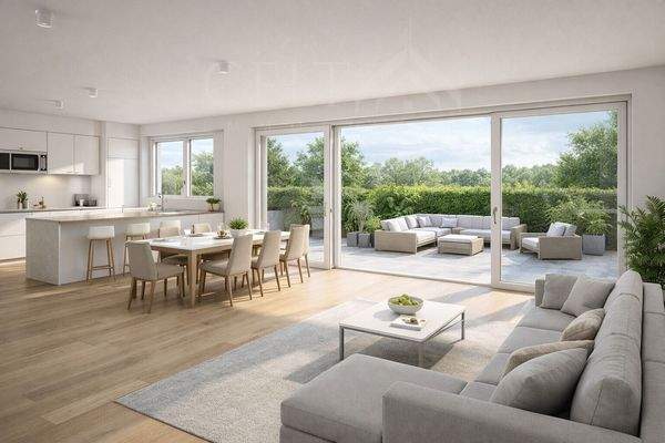 Bungalow Wohnbereich