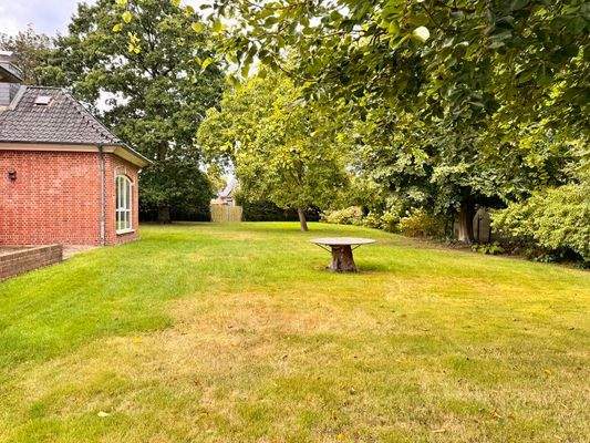 Gartenansicht von der Sauna