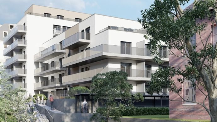 Lichtdurchflutete 3-Zimmer-Wohnung mit über 98 m² Wohnfläche und einer großen Terrasse am Stadtpark Fürth