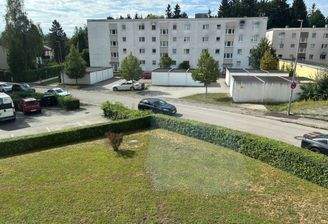 Blick aus der Wohnung