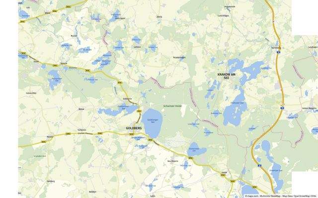 Geolyzer Kartenausschnitt