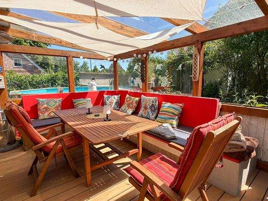 Überdachte Terrasse