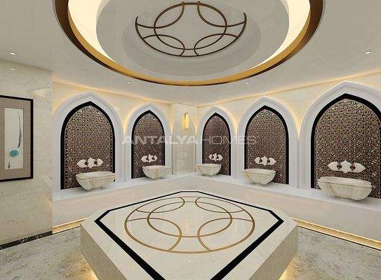 Luxe Properties in New Complex with Sea View in Alanya