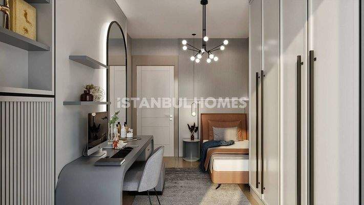 Chic Flats in a Comprehensive Project in Avcilar Istanbul