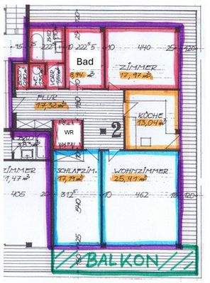 Grundriss 3 Zimmerwohnung mieten Kufstein ISI Immo