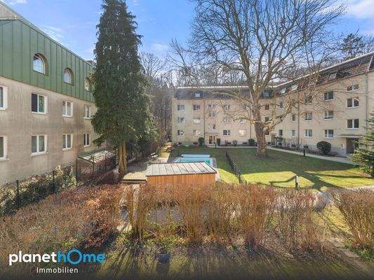 Loggia Blick ins Gruene