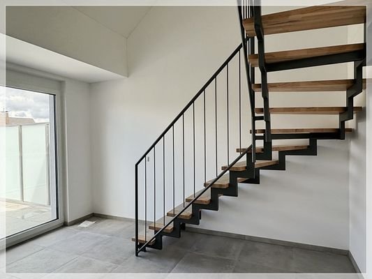 Treppe zum Studiozimmer