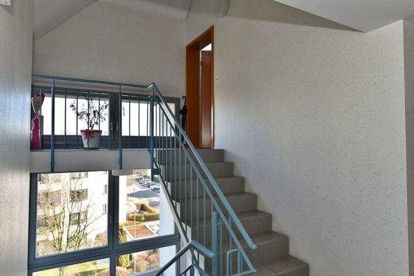 Zugang zur Wohnung übers Treppenhaus