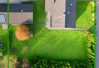 Grundstück visualisiert