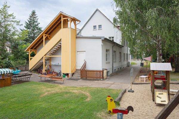 Rückansicht Gebäude