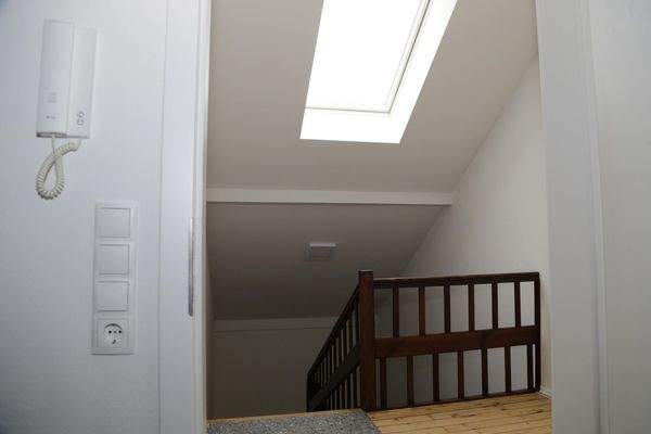 Treppenaufgang und Vorraum