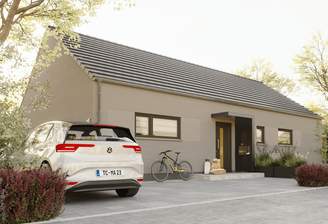 Bungalow 100 Novo Straßenseite