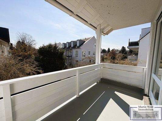 Blick auf die Loggia