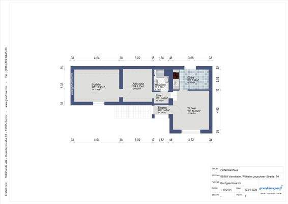 Grundriss Hinterhaus