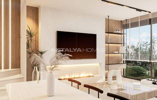 5-Bedroom Houses with Private Pool in Muratpaşa Antalya