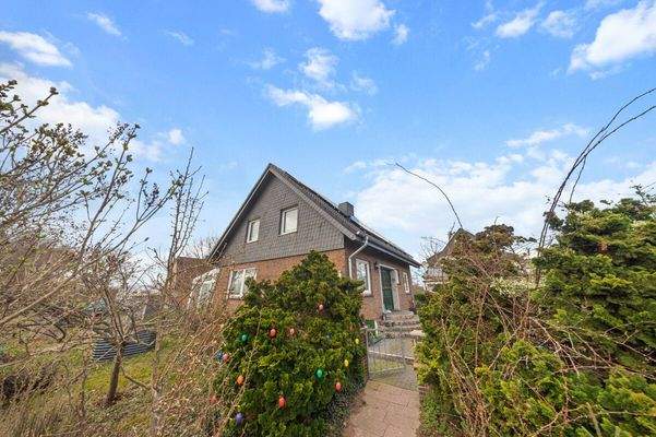 Hausansicht und Zugang