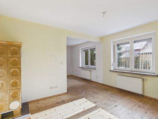 Wohn- und Essbereich, original