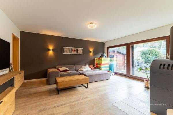 Wohnzimmer mit Terrassenzugang