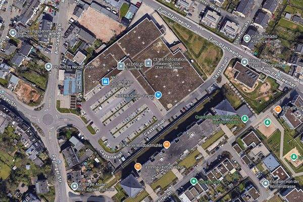 Luftaufnahme Castelnauplatz