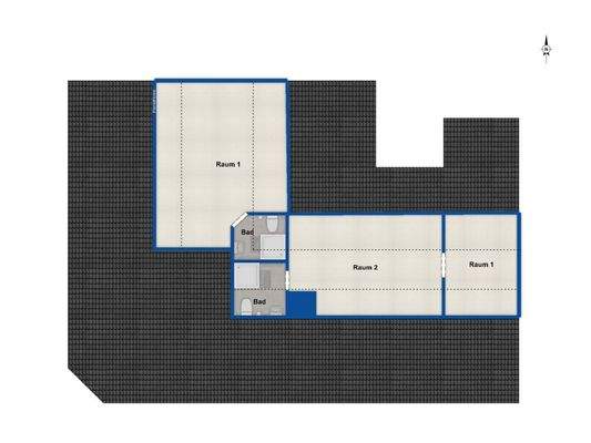 Grundriss Spitzboden