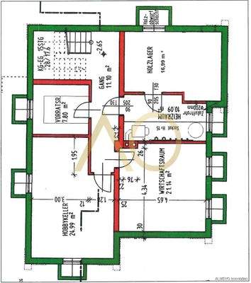 Kellergeschoss Grundriss