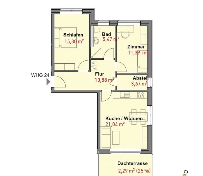 3 Zimmer Wohnung in Neumünster (Gartenstadt)