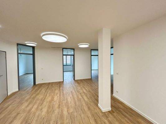 Blick in eine Bürofläche