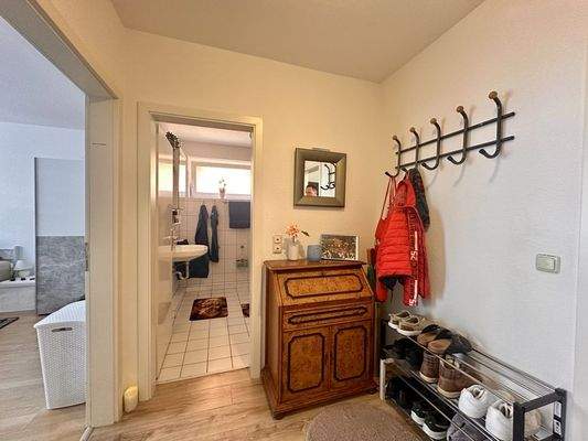 Blick in Flurbereich