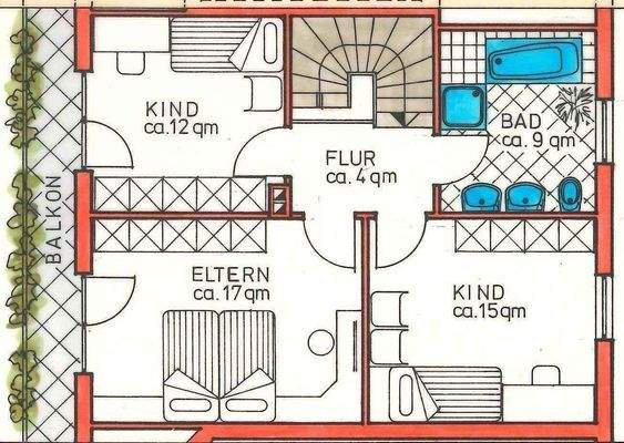 Grundriss Dachgeschoss