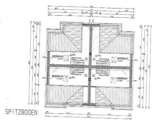 Grundriss Spitzboden