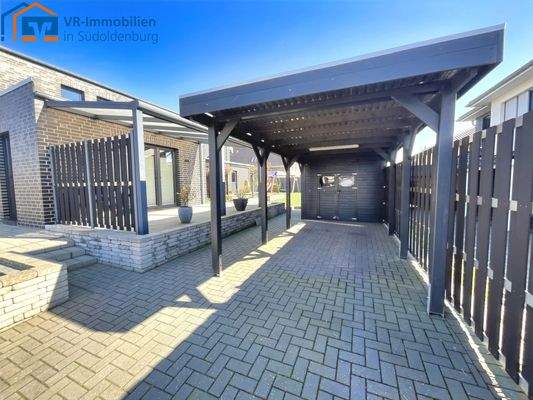 Carport mit Abstellraum