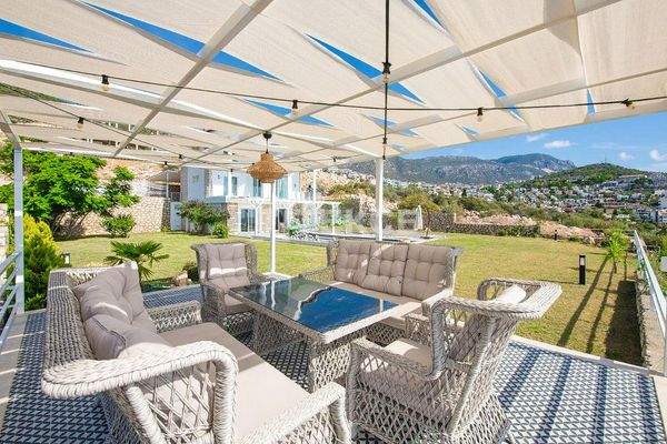 Luxury Seafront Villa with Private Pier in Kaş Kalkan