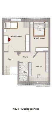 Grundriss DG vis 4829