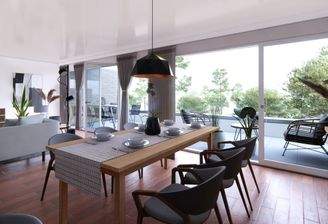 Visualisierung Essbereich, Balkon, Terrasse