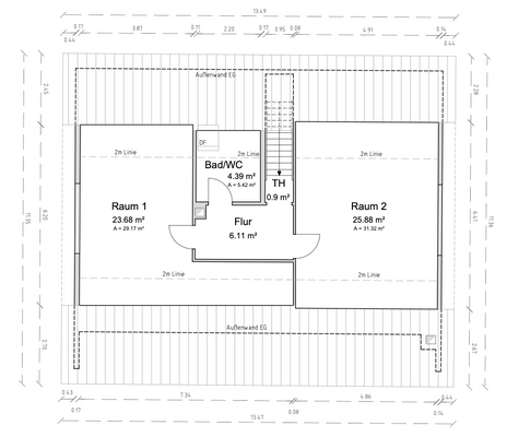 Grundriss Dachgeschoss