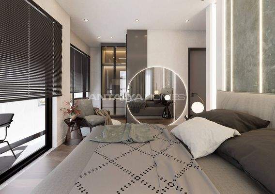 Elegant Flats in a Complex with Pool and Sauna in Alanya