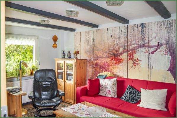 Wohnzimmer im Fachwerkhaus - Erdgeschoss